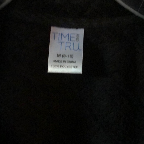 Black thick velour vest zip up with pockets - Picture 3 of 8